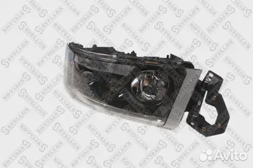 Фара LH H7/H1/H3 ручная. рег. отражатель 'черный'\ RVI Premium 06