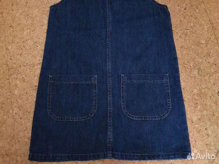 Джинсовый сарафан для девочки
