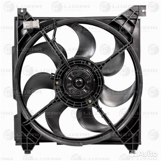 Вентилятор двигателя Hyundai Santa Fe (00) (с кожу