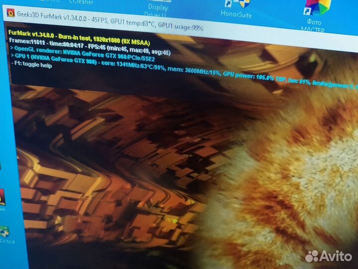 Видеокарта gtx 960 2 Gb Asus strix