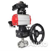 Кран шаровой DN.ru BV3232P(2pc) -FP-T-ISO-H Ду100 Ру63, полнопроходной внутренняя резьба, нерж. стал