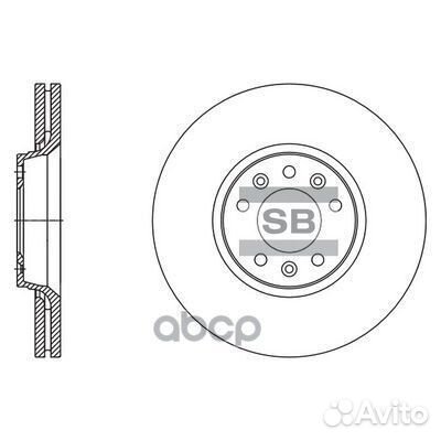 Диск тормозной citroen C5 08/jumpy/peugeot EXP