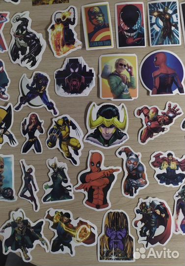 Наклейки марвел