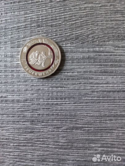 Юбил монета серииНа службе общества пожарн охран