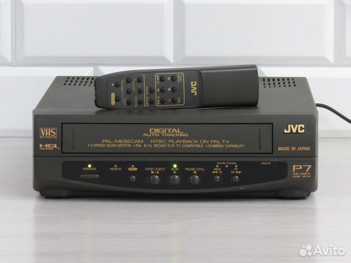JVC HR-P7A видеомагнитофон из 90х / made in Japan