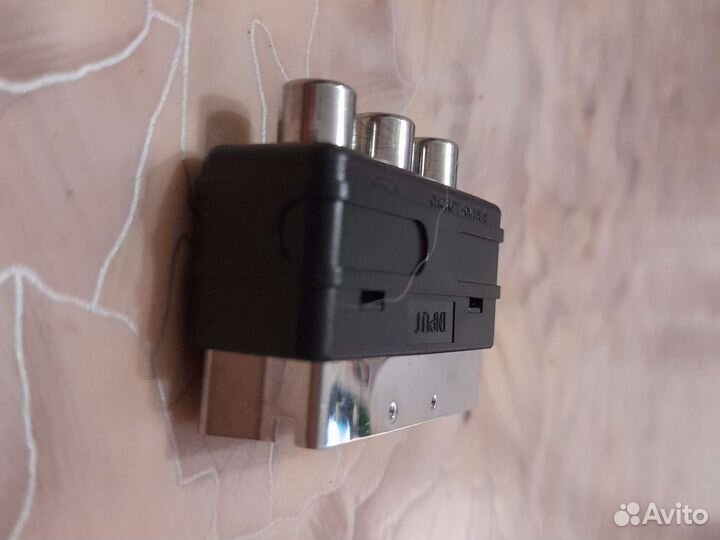 Переходник адаптер scart-RCA