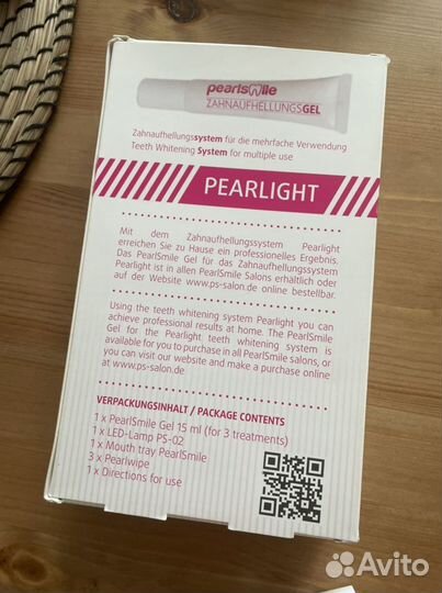 Аппарат для отбеливания зубов pearlsmile