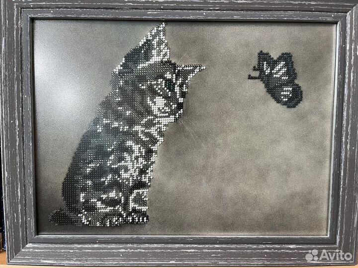 Картина вышитая бисером 