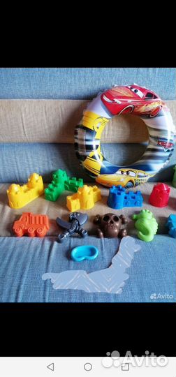 Круг для купания, формочки