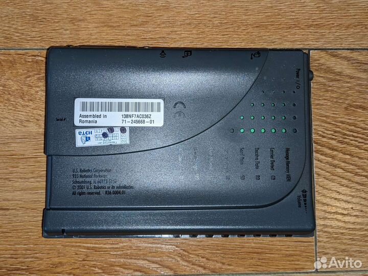 Аналоговый модем U.S.Robotics 56K Message modem