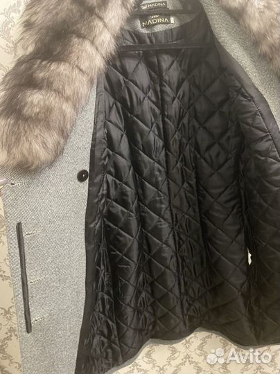 Пальто женское зимнее шерстяное