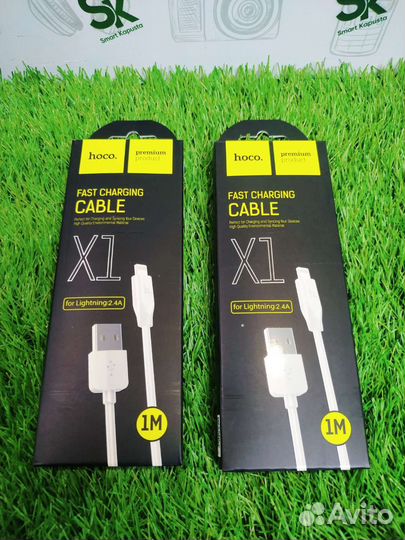 Сетевой кабель hoco x1 Lightning k6