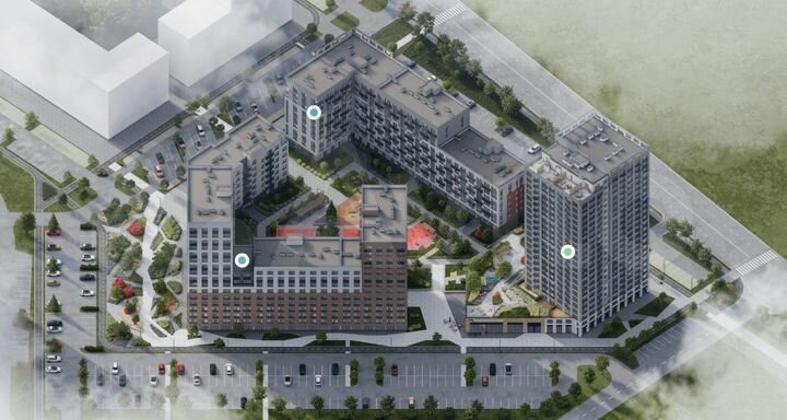 2-к. квартира, 60 м², 2/17 эт.