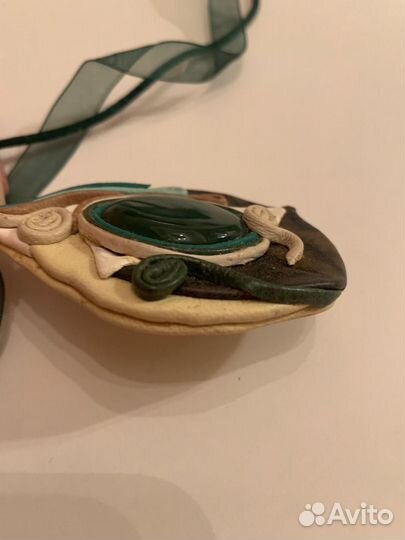 Кулон подвеска кожанный кулон