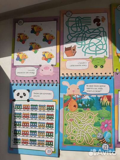 IQ блокноты.Лабиринты/картинки по точкам, с отлич