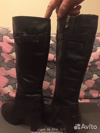 Сапоги зимние натуральная кожа и мех р-р 38