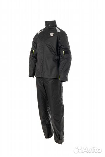 Дождевик (куртка+брюки) Hyperlook Garda черный