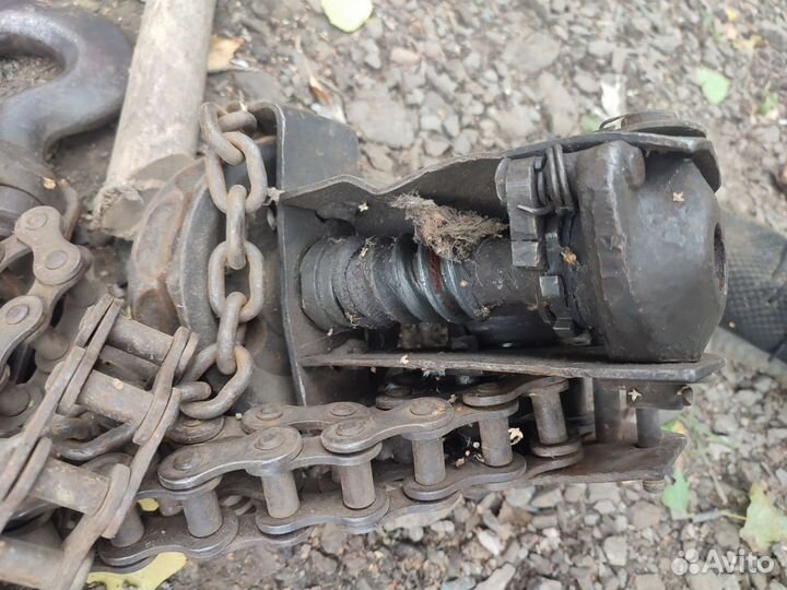 Лебедка ручная червячная