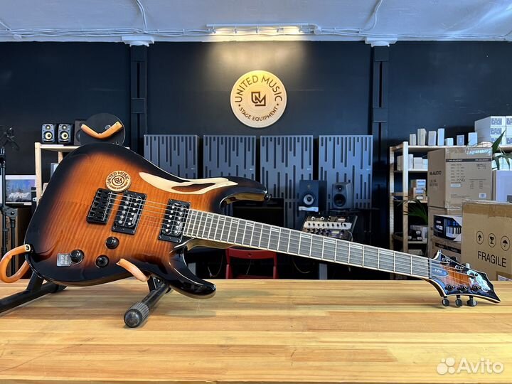 ESP LTD H-200FM Dark Brown Sunburst