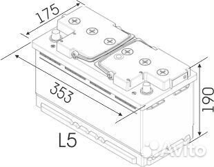Доставка Акб 110ач Медведь HQ Газон Валдай VAG паз