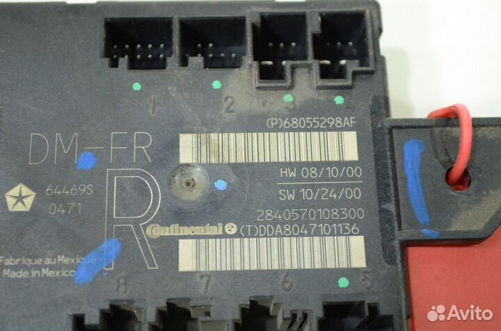 Блок управления двери передний правый Dodge Ram