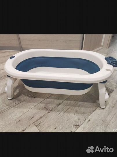 Ванночка складная lala kids+гамак