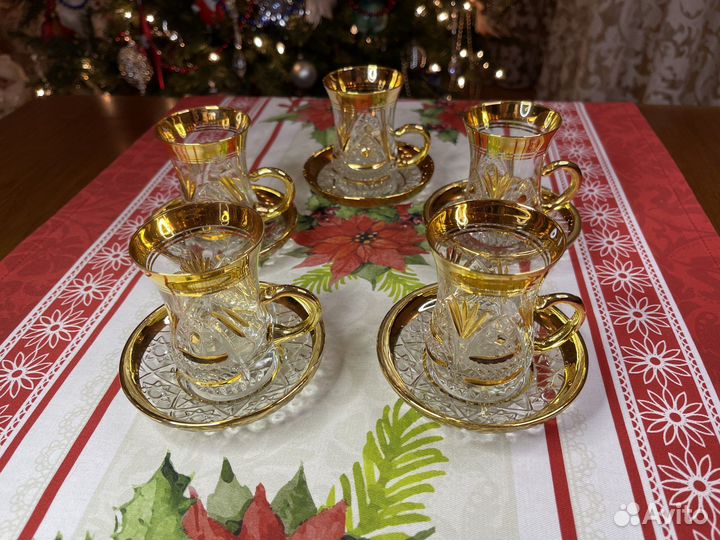 Чайный сервиз армуды на 5 персон