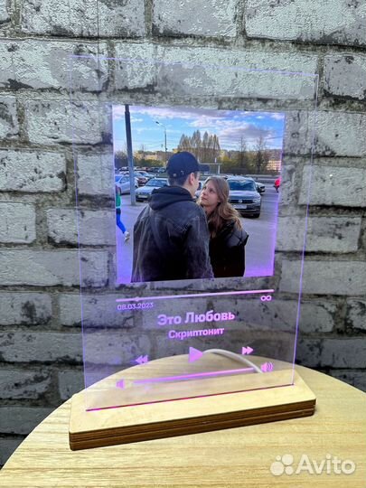 Фоторамка с песней/ подарок