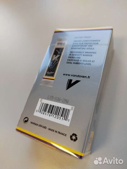 Трости для альт саксофона Vandoren V12 10шт