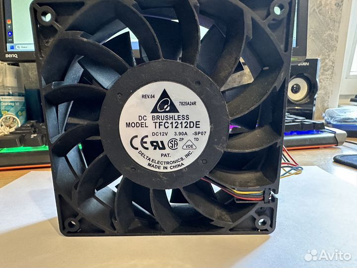 Кулер delta TFC1212DE 120мм DC 12В 3.9А 5200 кулер