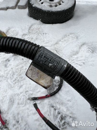Плюсовой провод акб BMW e65 e66