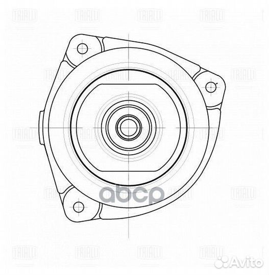 Опора амортизатора для а/м Nissan Note (06) /Tiida