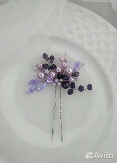 Шпилька, украшение для прически