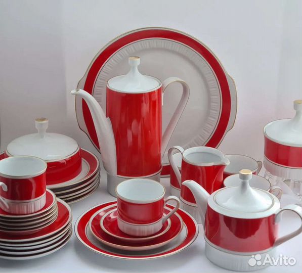 Чайно-Кофейный сервиз СССР гдр