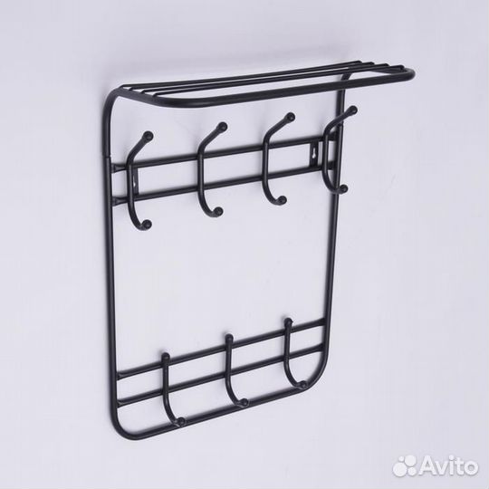 Вешалка настенная с полкой «Комфорт», 7 крючков