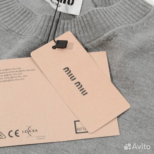 Трикотажные Топы Miu Miu