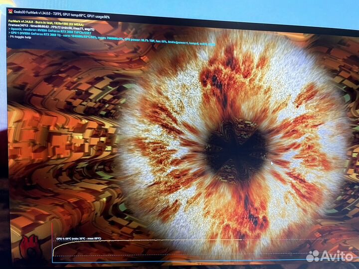 Видеокарта RTX 3060ti 8gb Palit/обмен