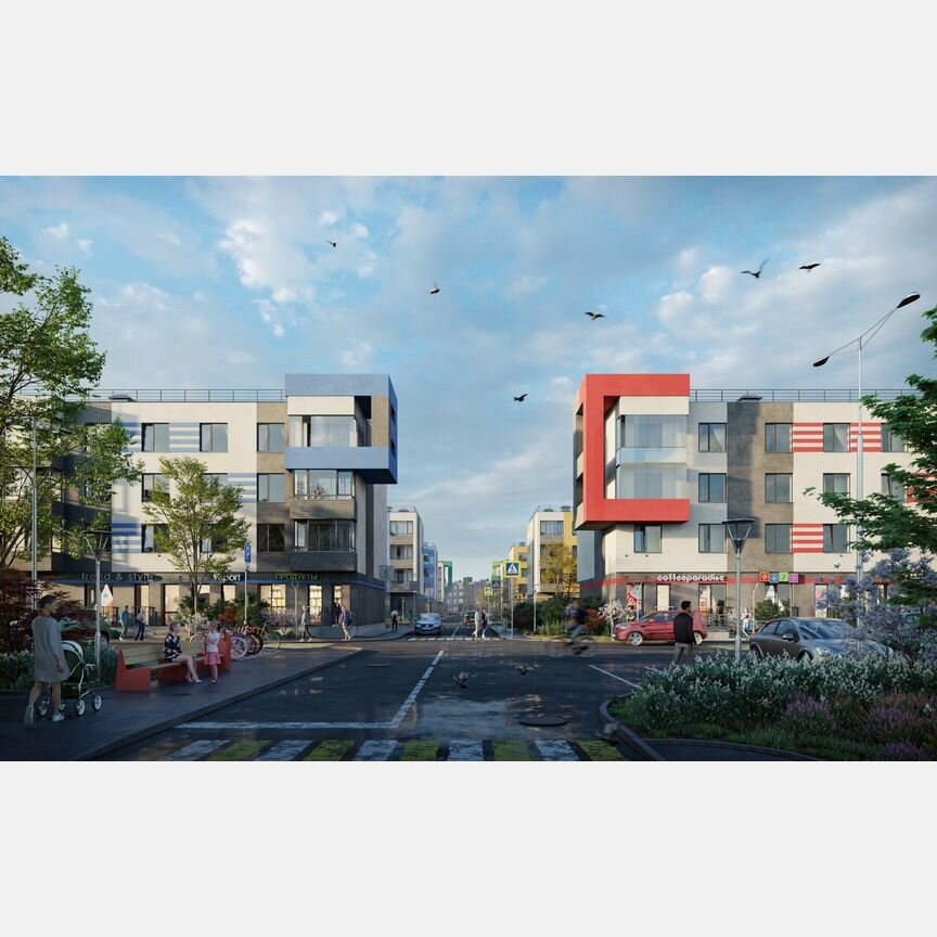 2-к. квартира, 55,7 м², 4/4 эт.