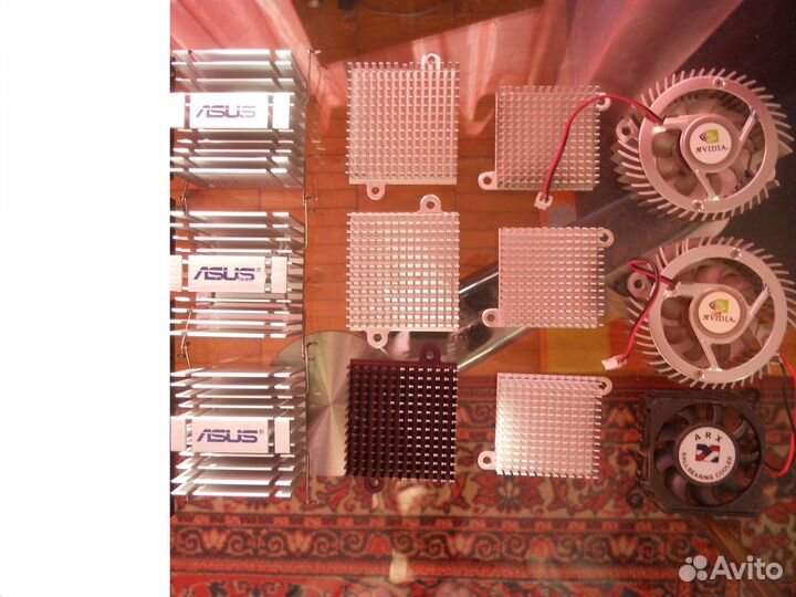 Бэкплейты, заглушки, крепления кулеров, радиаторы