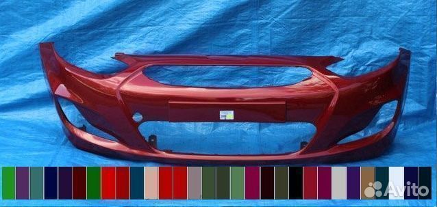 Бампера Hyndai Solaris в цвет