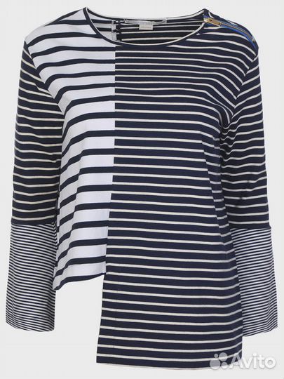 Лонгслив хлопковый в полоску Stella McCartney