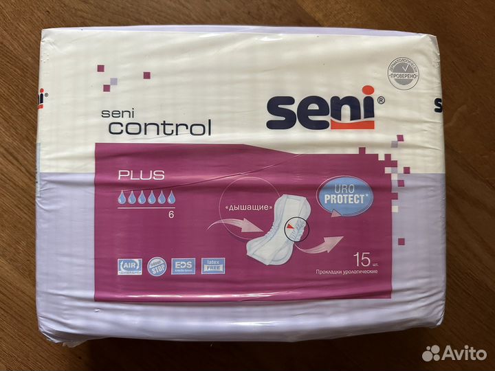 Прокладки seni control super/plus, 5/6 кап, 4 уп
