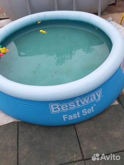 Детский надувной бассейн бу