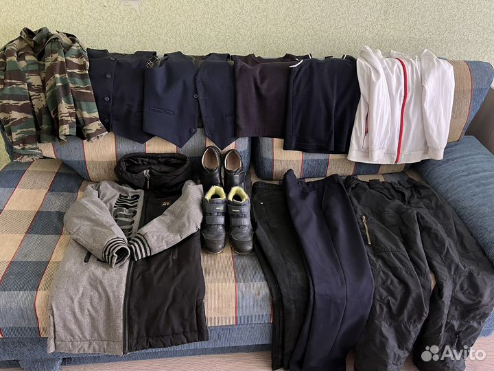 Вещи пакетом на мальчика размер 140 146