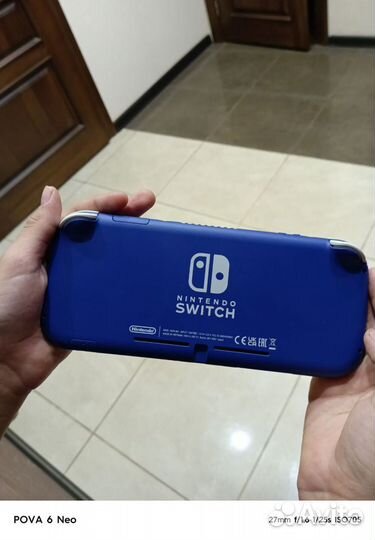 Nintendo switch lite прошитая новая с играми