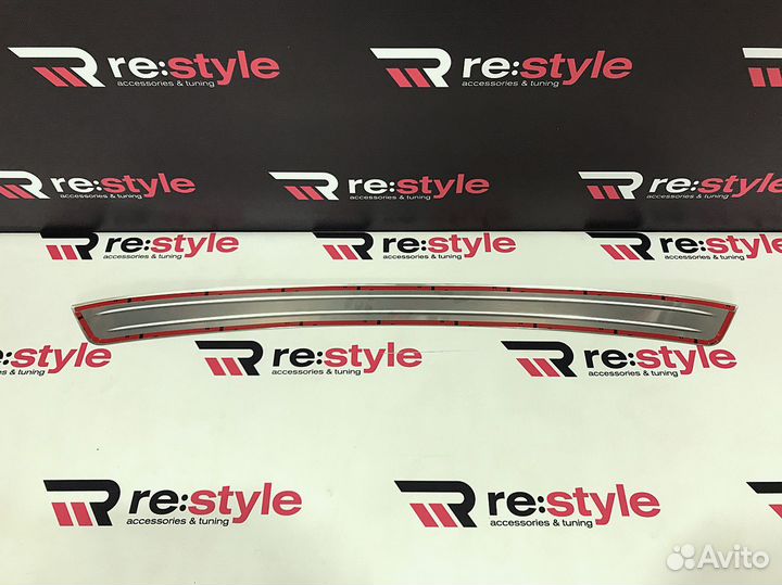 Накладка заднего бампера Prius 30 Хром