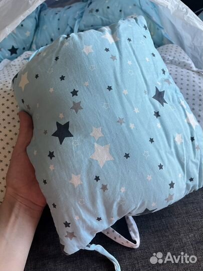 Бортики подушки в детскую кроватку