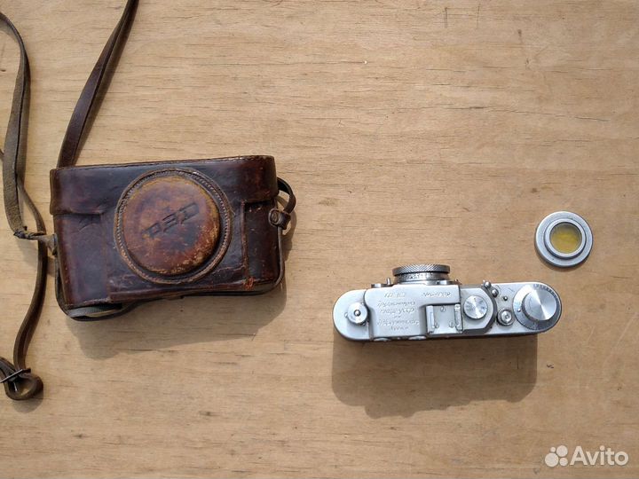 Пленочный фотоаппарат фэд с гравировкой нквд