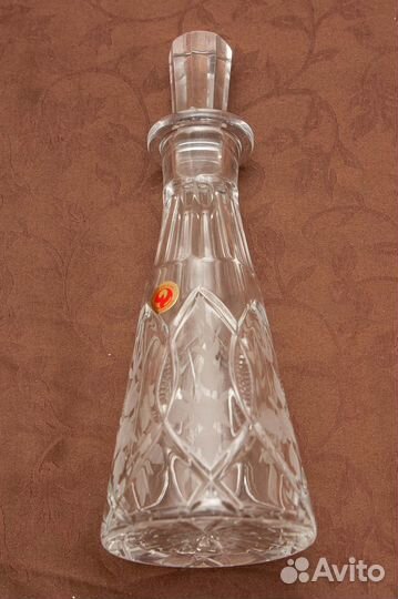 Штоф хрустальный, Графин, Пробка хрустальная