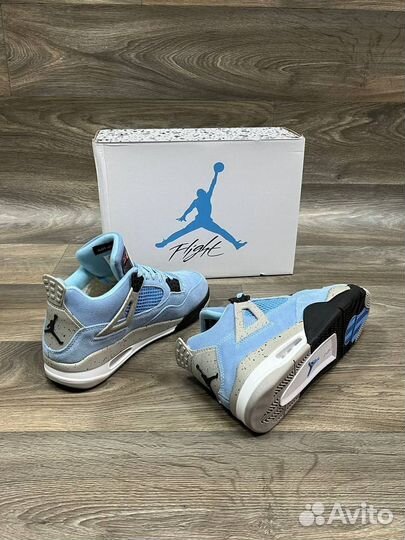 Кроссовки nike air jordan 4, с мехом, зимние